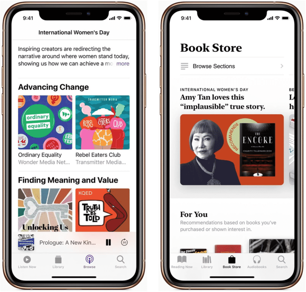 International Women's Day on iPhone