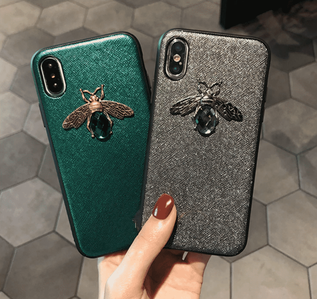 Diamond Bee Case for iPhone SE 2020