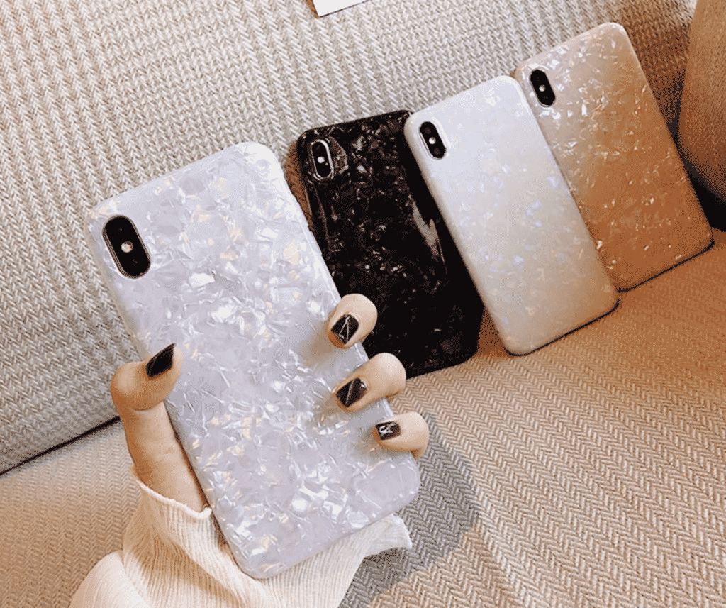 Glossy Glitter Case for iPhone SE 2020