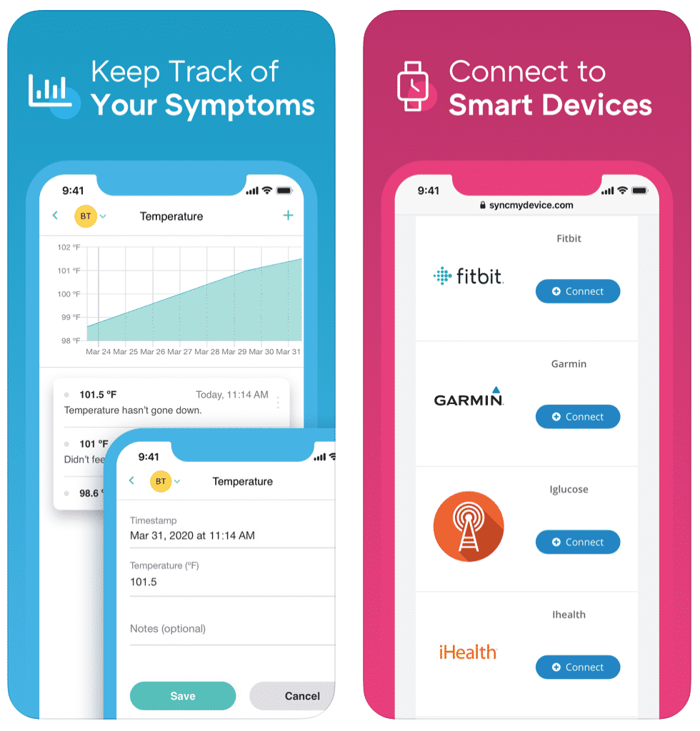 HealthChampion App on iPhone