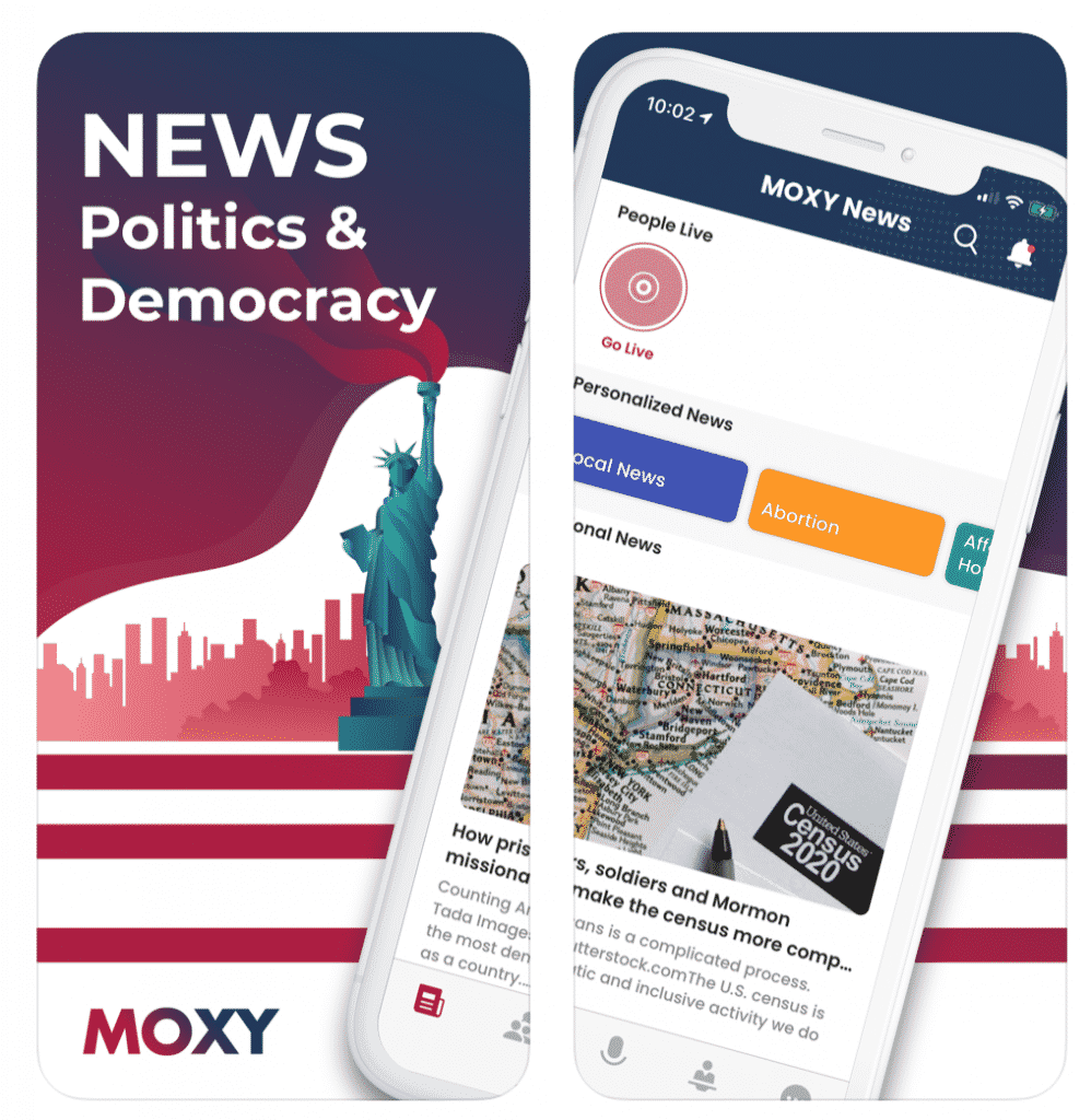 news on the MOXY app