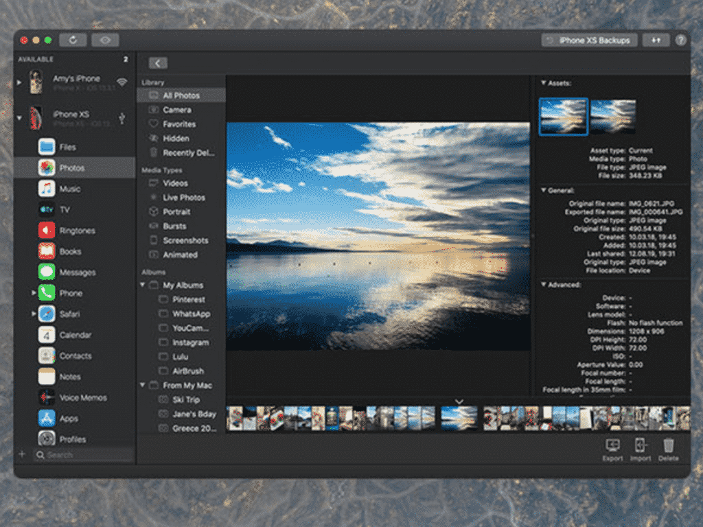 iMazing iOS Device Manager on a Mac