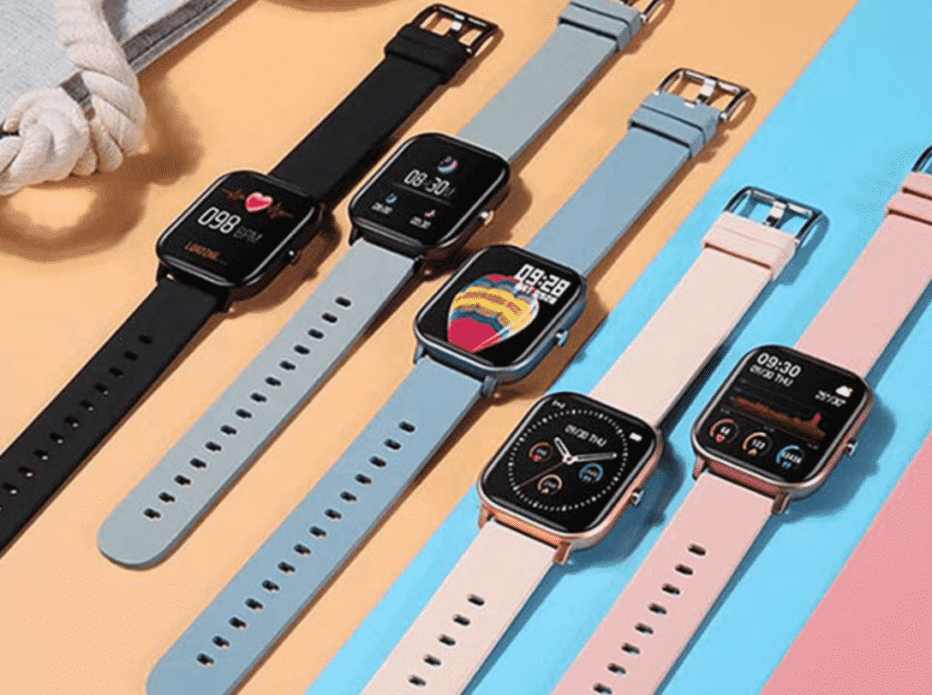 Metallic Smart Watch with Health & Activity Tracker