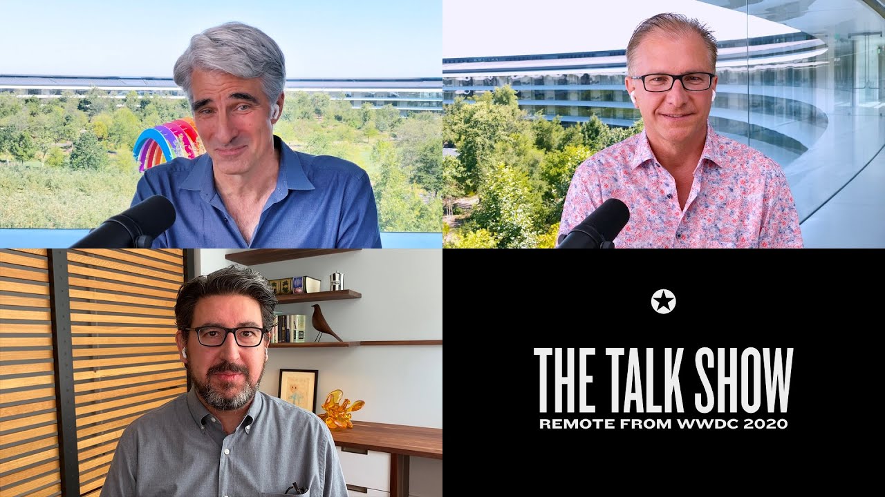 John Gruber discusses WWDC with Apple's Craig Federighi and Greg Joswiak