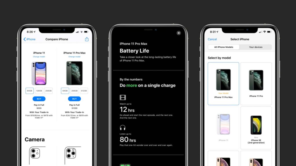 Apple Store on the iPhone 11