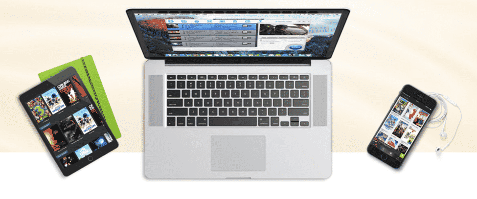 An open computer sitting on top of a table
Description automatically generated