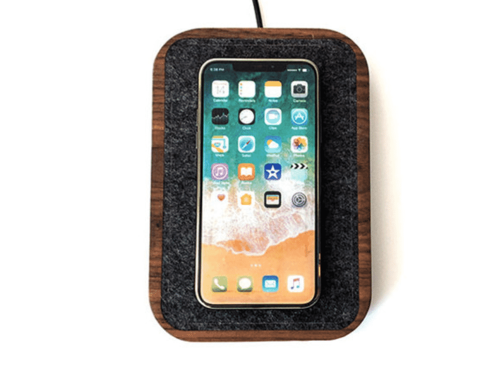 Docking Station by Loma Living with an iPhone