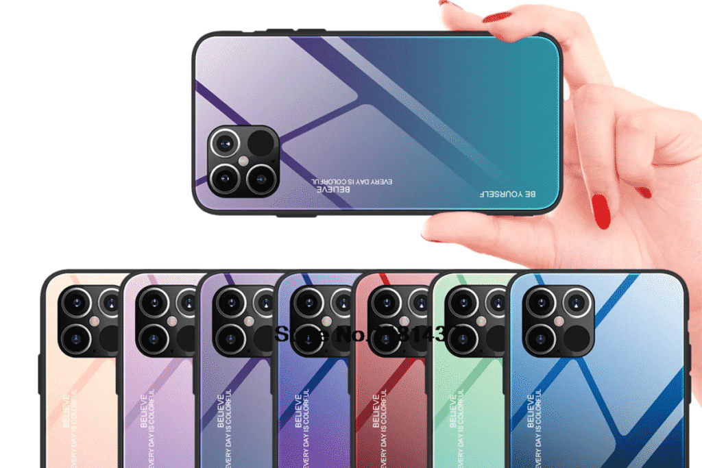 Hard Gradient Glass Case for iPhone 12 Pro Max