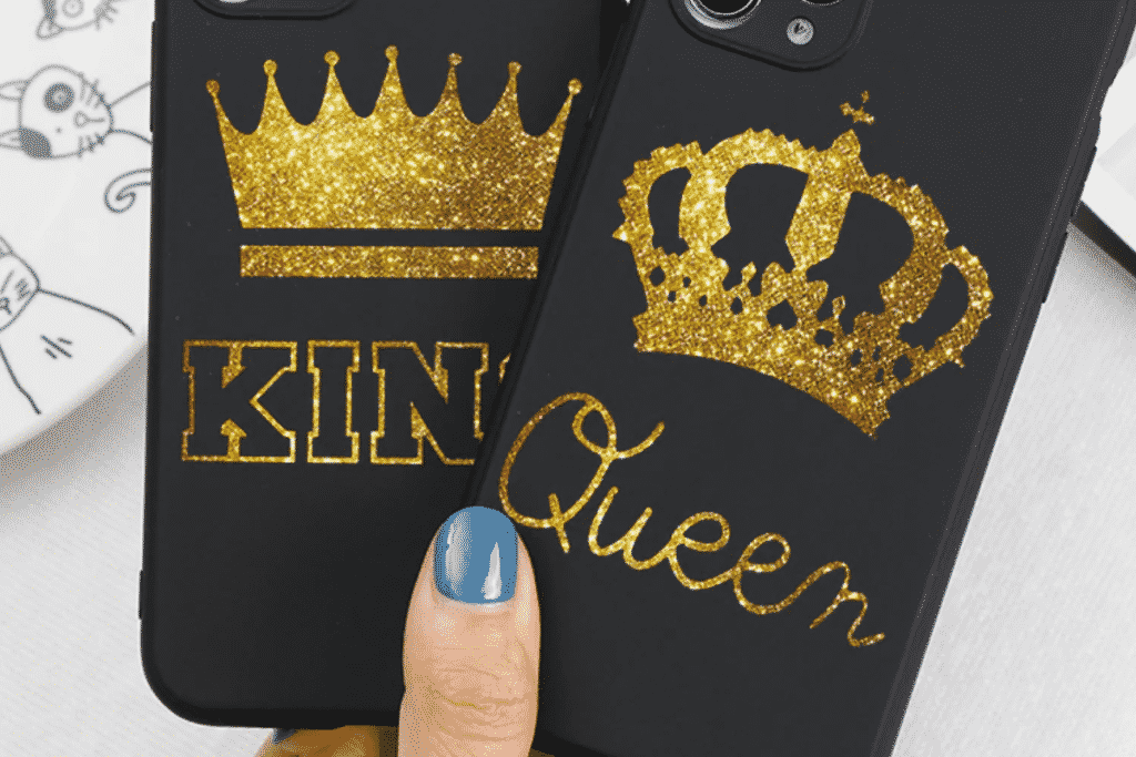 King Queen Crown Case for iPhone 12 Pro Max