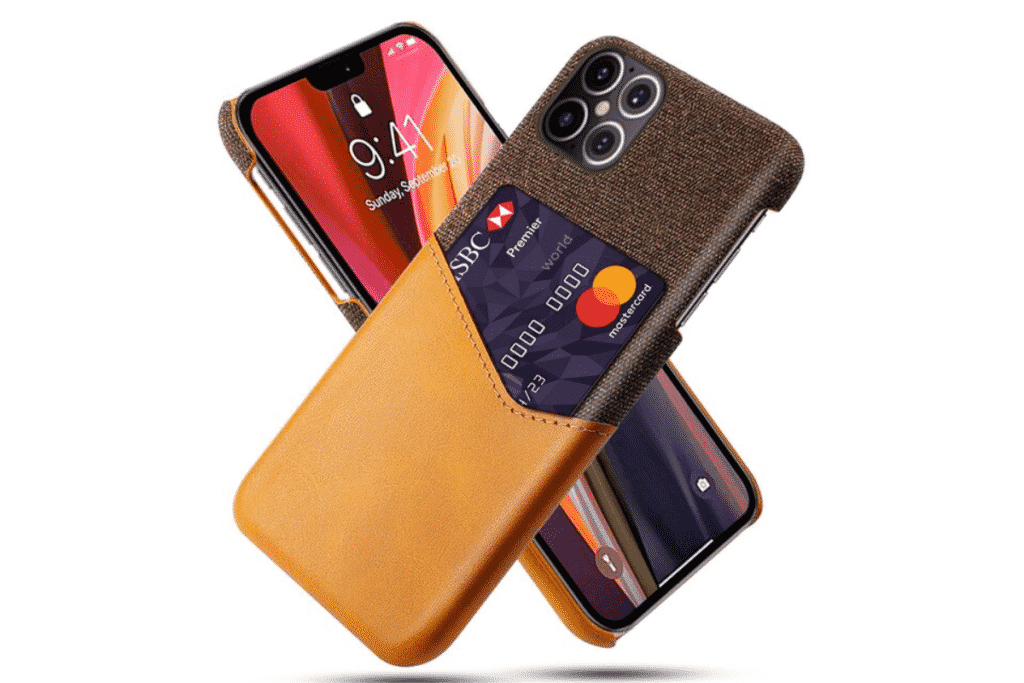 Leather Card Holder Case for iPhone 12 and iPhone 12 Pro Max