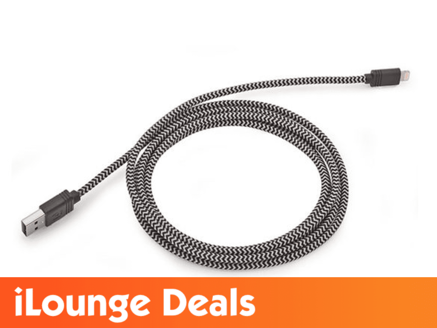 10-Ft Cloth MFi-Certified Lightning Cable