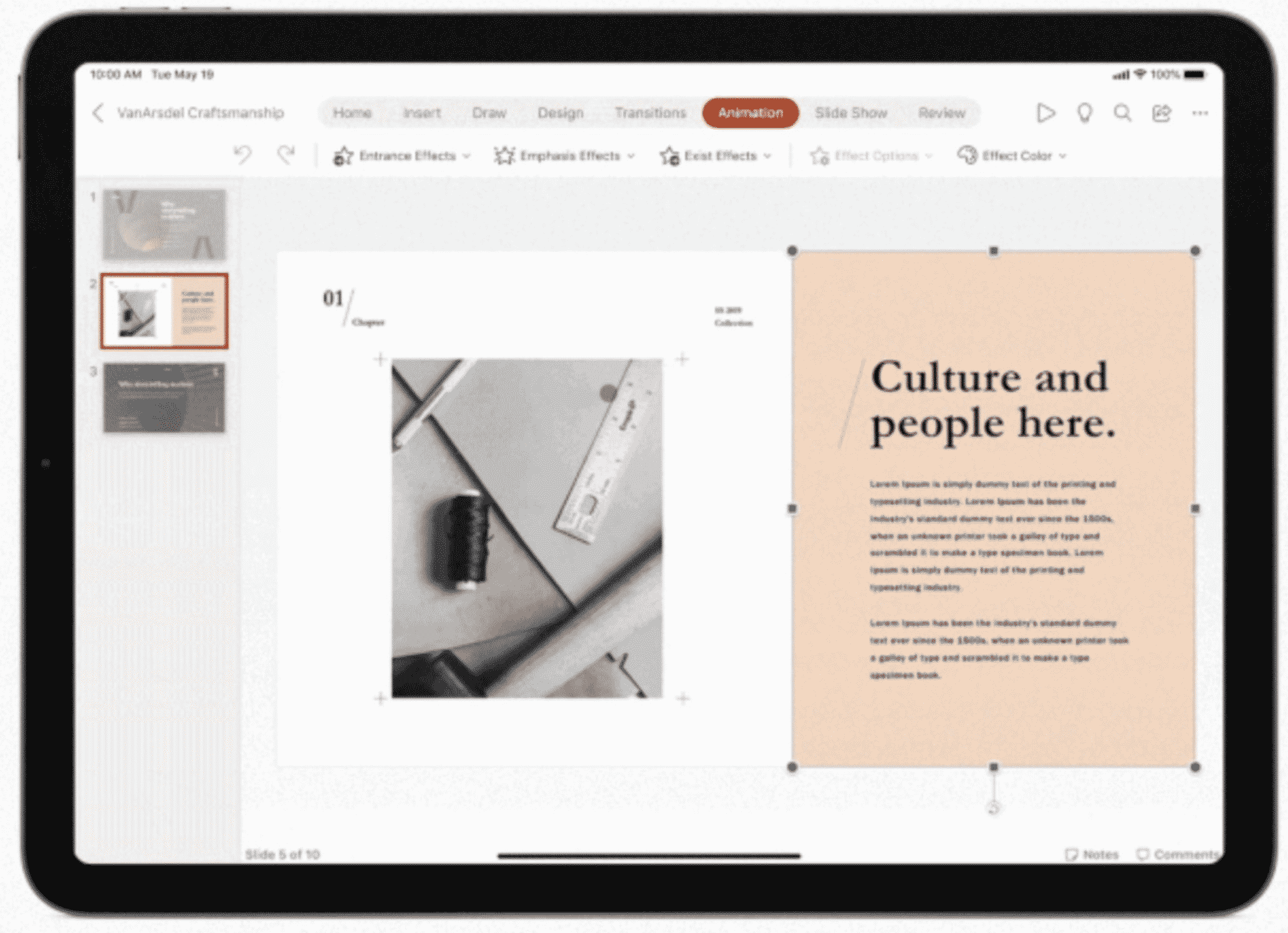 Microsoft Office Apps on iPad