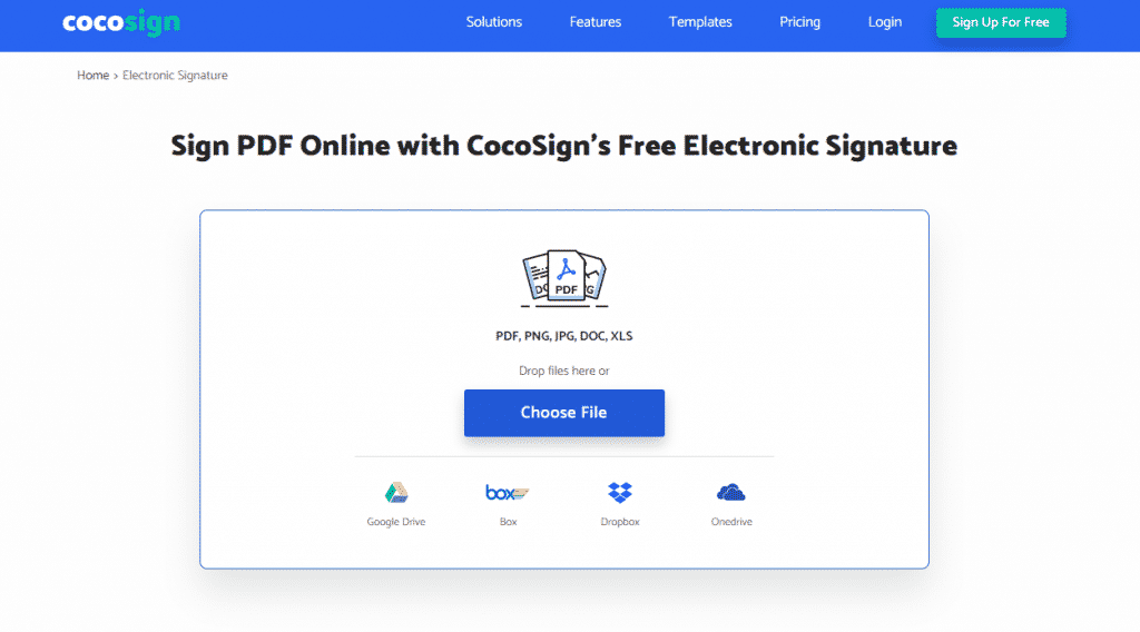 Sign PDF Free Online with eSignature