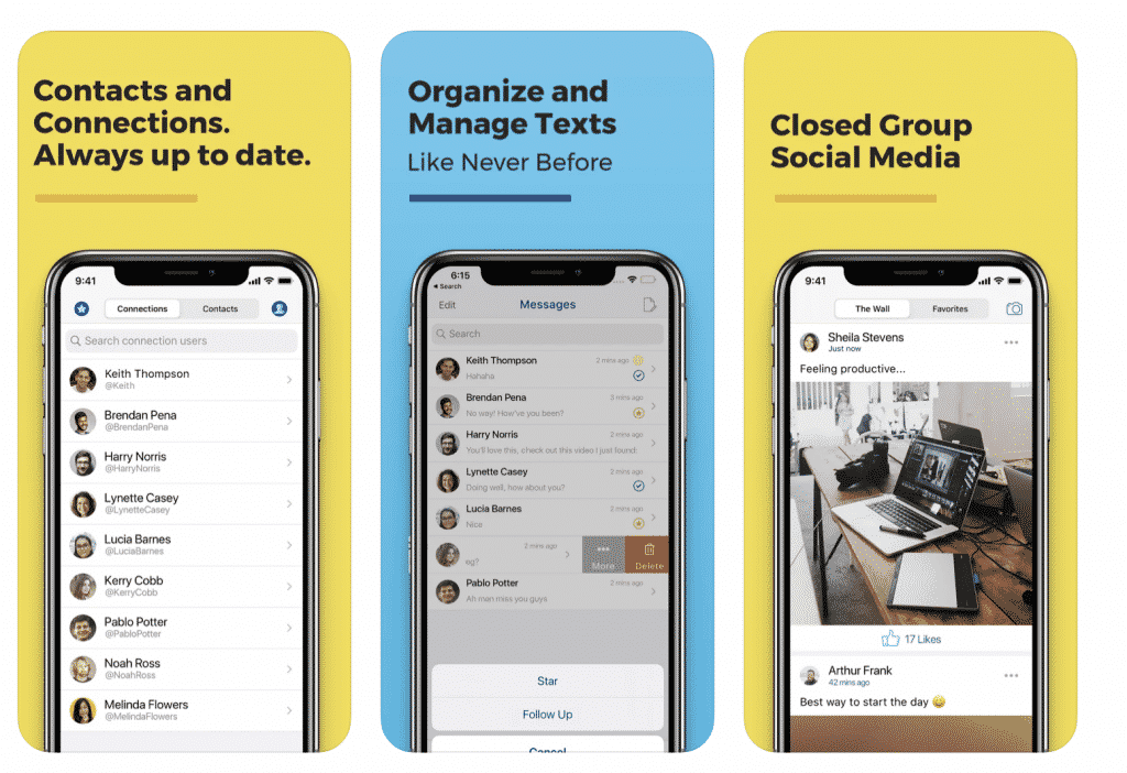 HomePage Smart Contact information