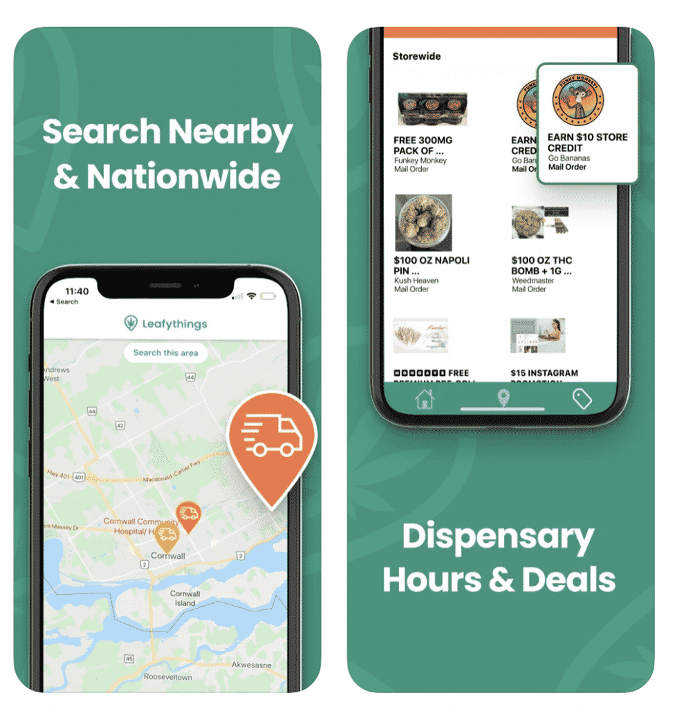 Cannabis App search nearby