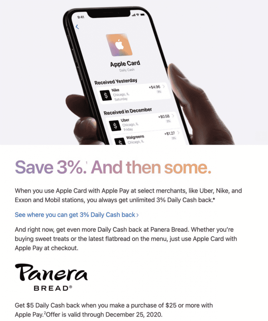Panera Bread Apple Card Promo