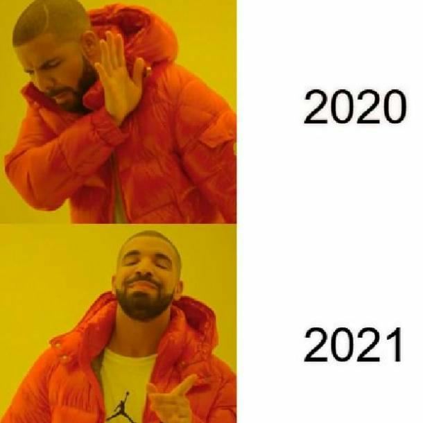Drake 2021 new year meme