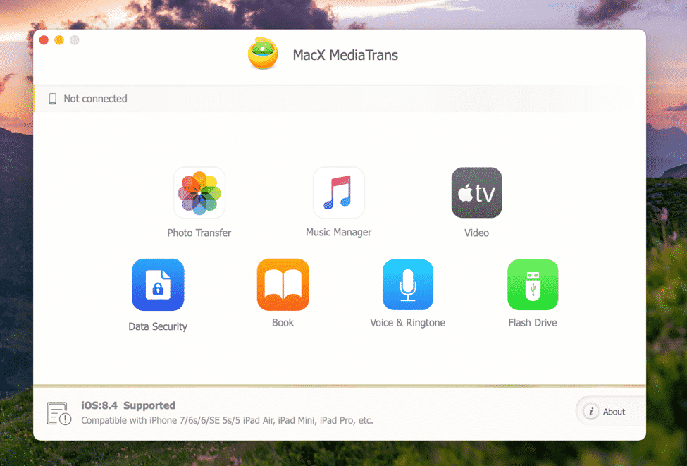 MacX MediaTrans on macOS