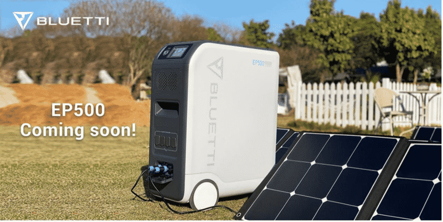 BLUETTI Launches the EP500, a Solar Battery with Super Wattage Capacity for Intensive Off-Grid Solutions