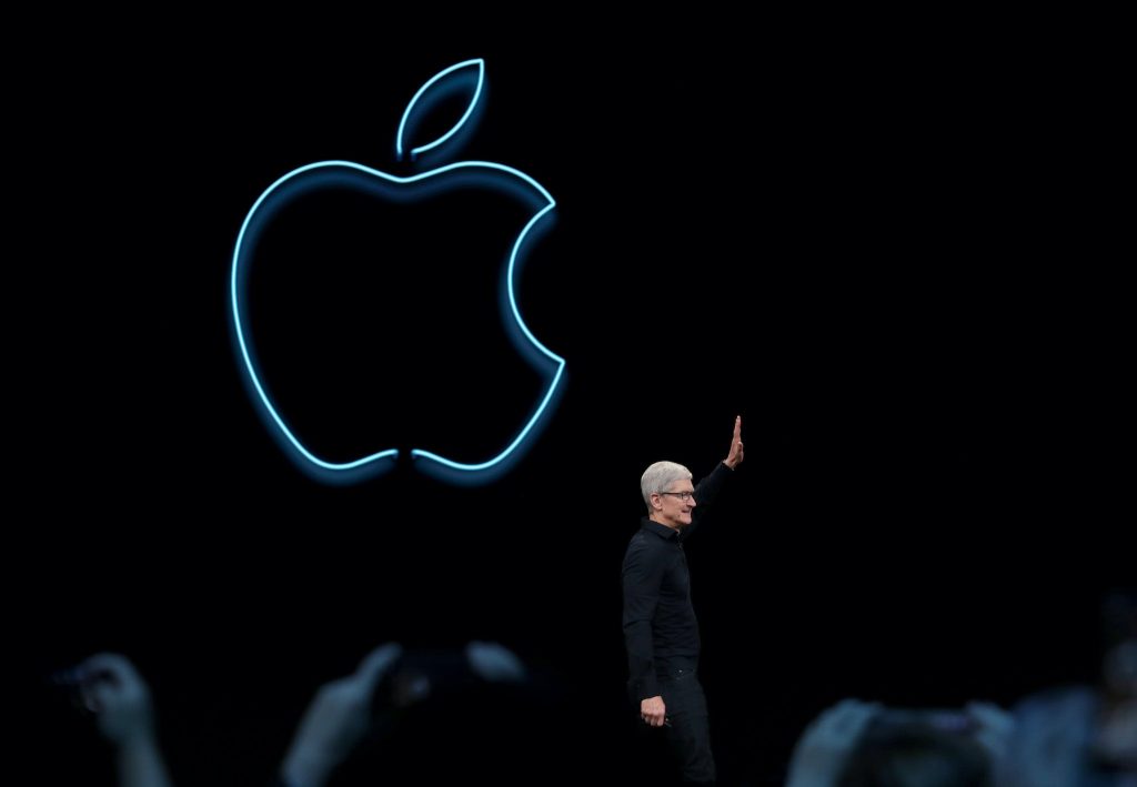 CEO Tim Cook at an Apple Event