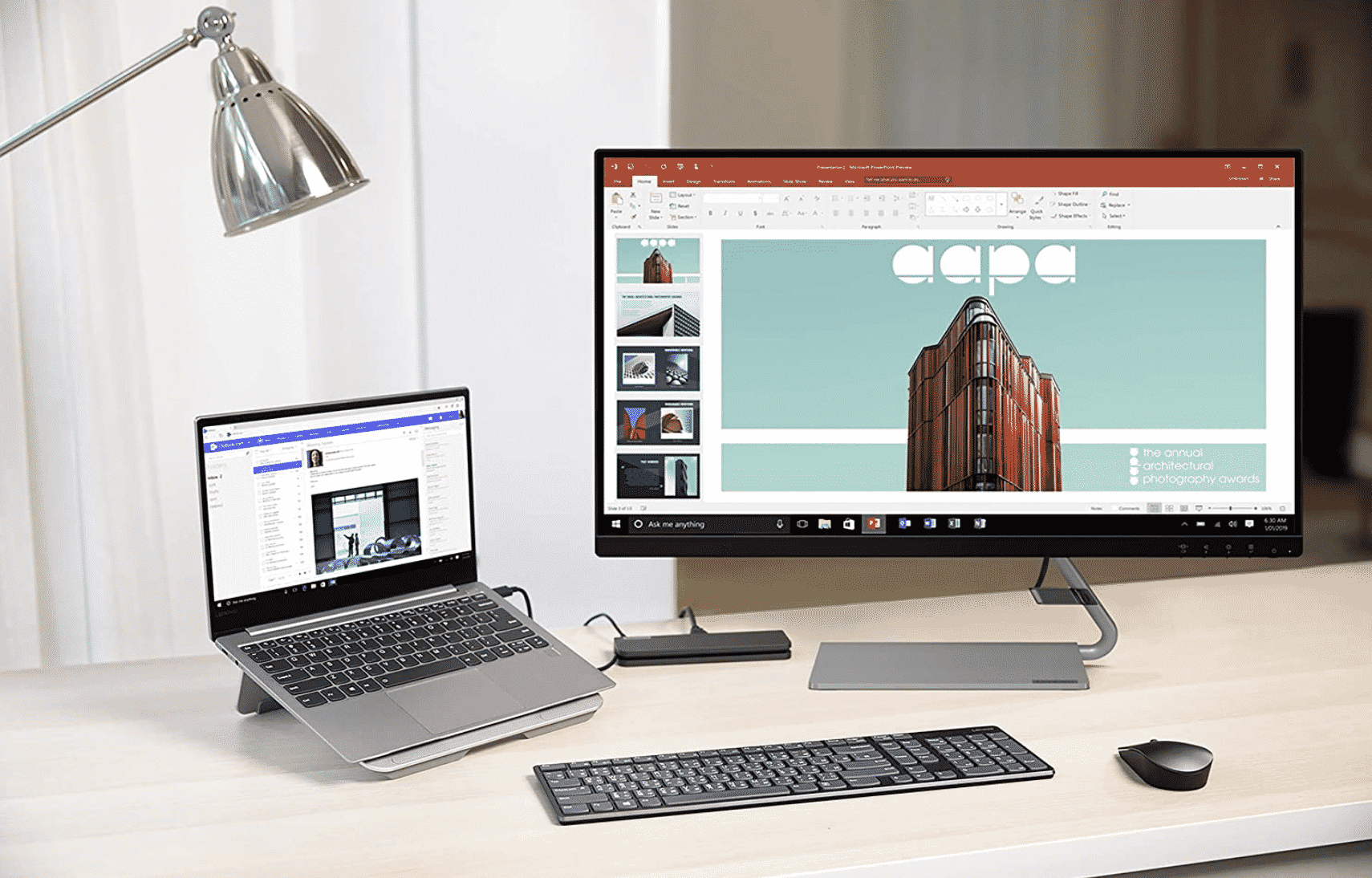 Lenovo Portable Aluminum Laptop Stand