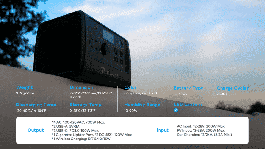 The EB70 by Bluetti Packs a Portable Power Punch For Your Energy Needs On The Go