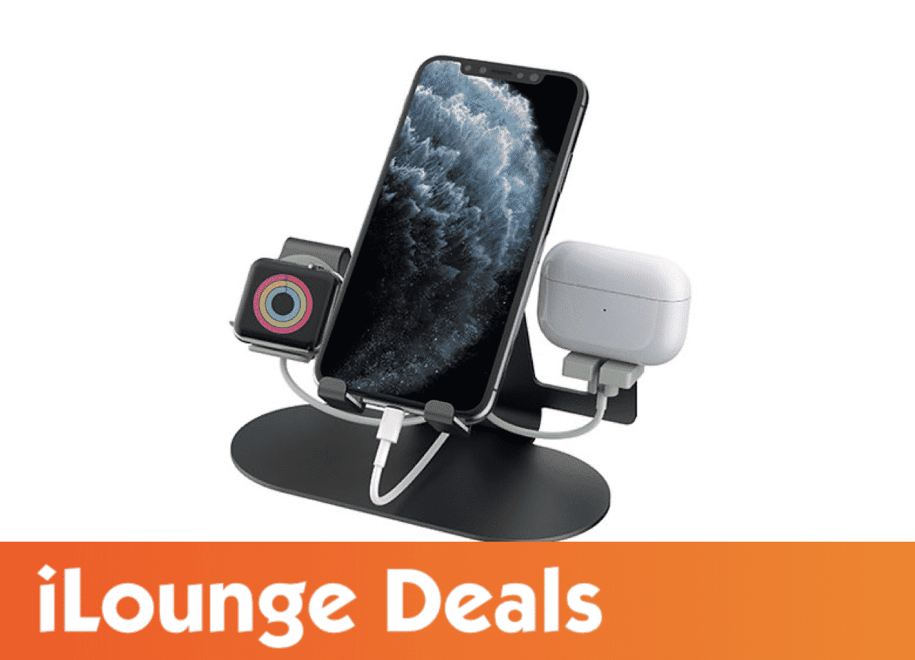 Trio 3-in-1 Aluminum Desktop Charging Stand