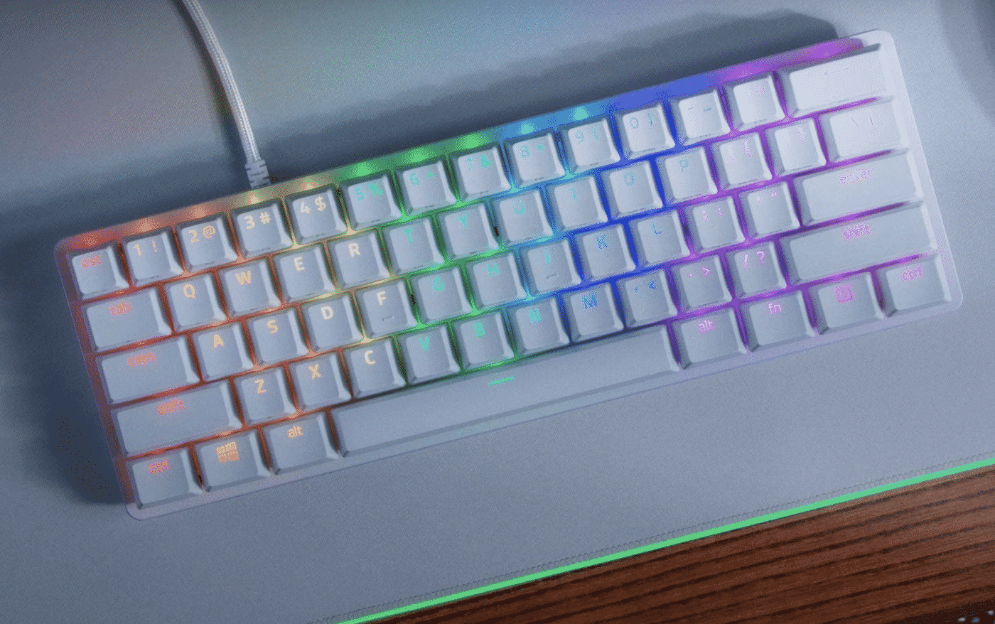 Typing with the Razer Huntsman Mini