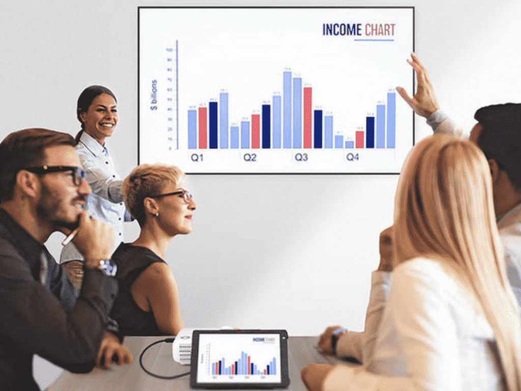 VANKYO MatrixPad Z10 Tablet with a graph