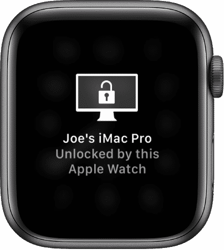 Apple Watch unlocks Mac