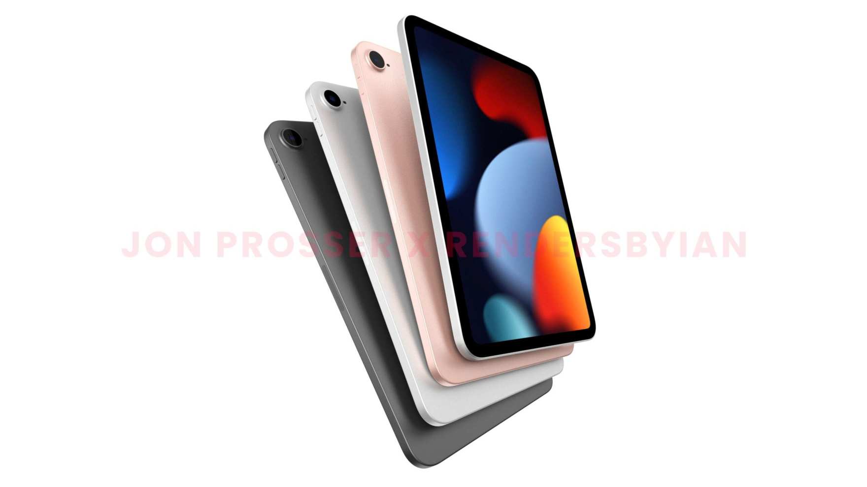 iPad mini 6 design renders leaked by Jon Prosser