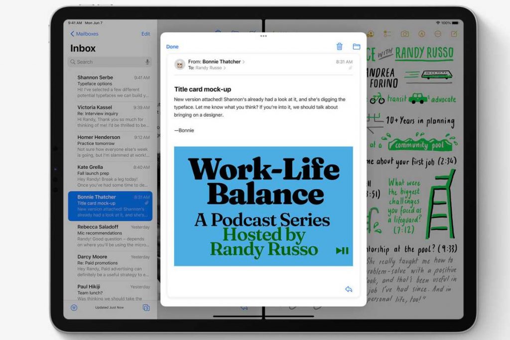 iPadOS 15 multitasking features