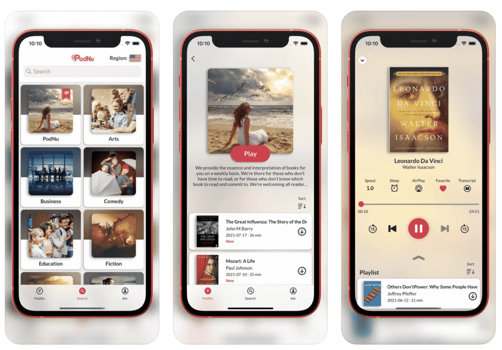PodNu is the Perfect App for Book Lovers, Podcast Enthusiasts and Those Who Want a Meaningful Book Experience