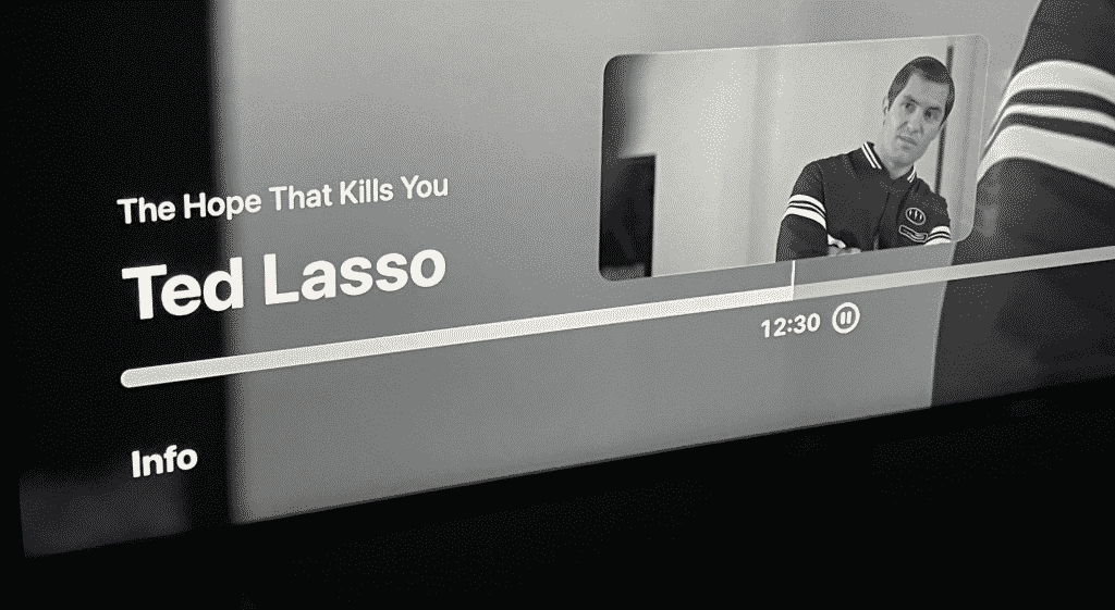 tvOS 15 with Ted Lasso
