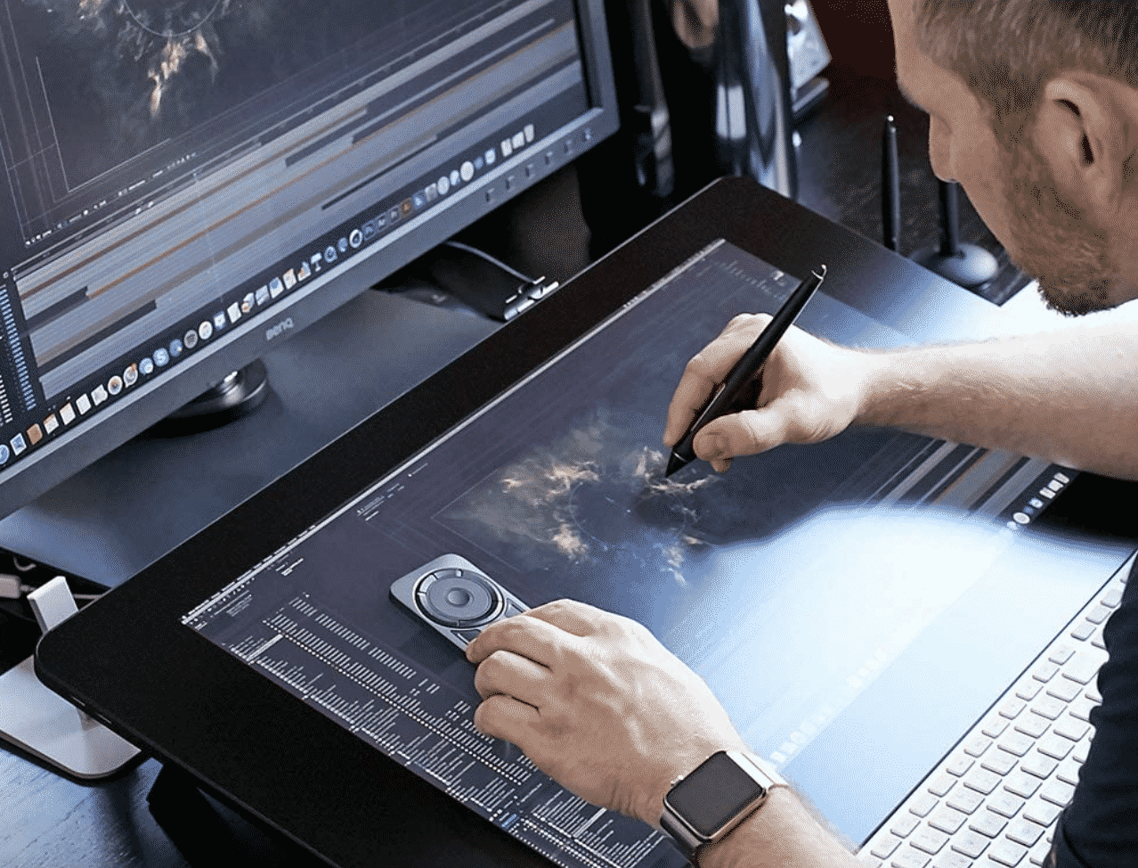 Wacom DTK2420K0 Cintiq Pro 24 Creative Pen Display – 4K Graphic Drawing Monitor