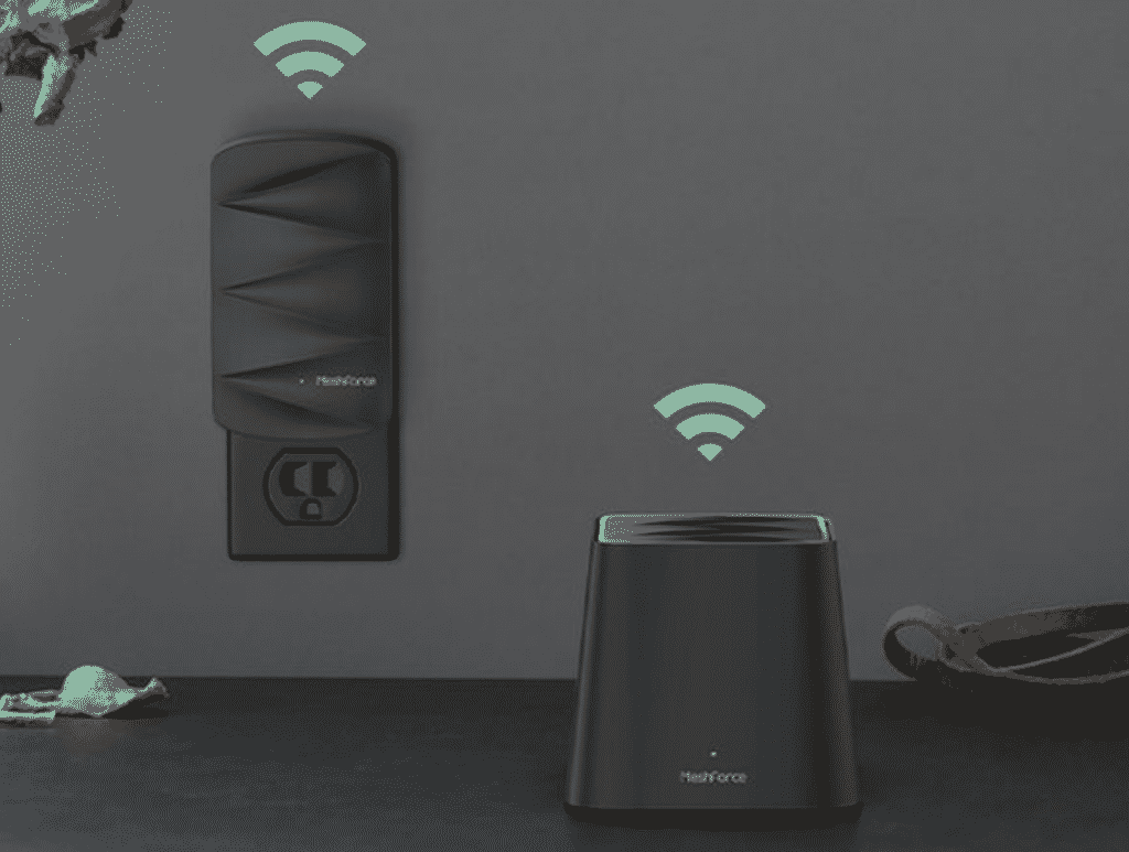Meshforce M3 Mesh Wi-Fi System in close up