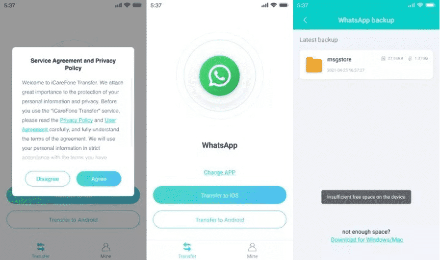 How To Transfer WhatsApp Messages from Android to iPhone without PC