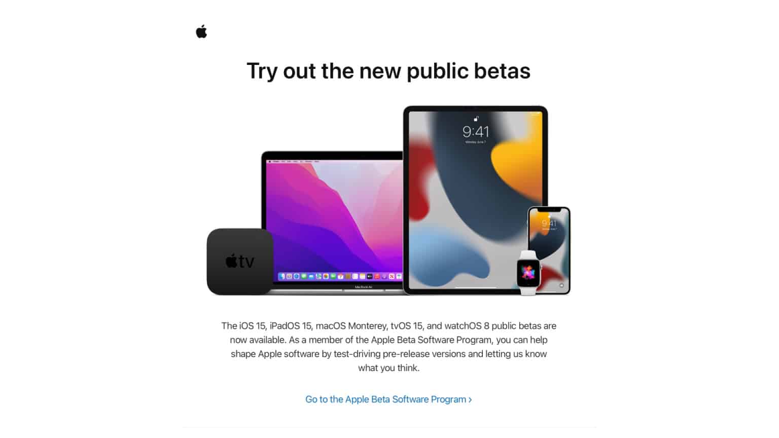 Apple expands public beta testing to more users: iOS 15, macOS 12, iPadOS 15, and more