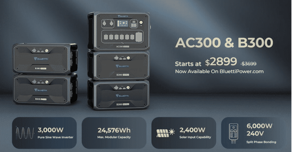 Forget Gas Generators- the Future is Solar with the Bluetti AC300