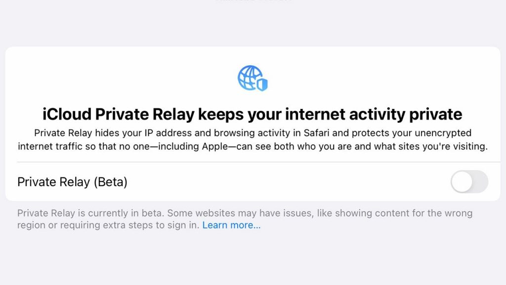 Apple's iCloud Private Relay to release in beta form