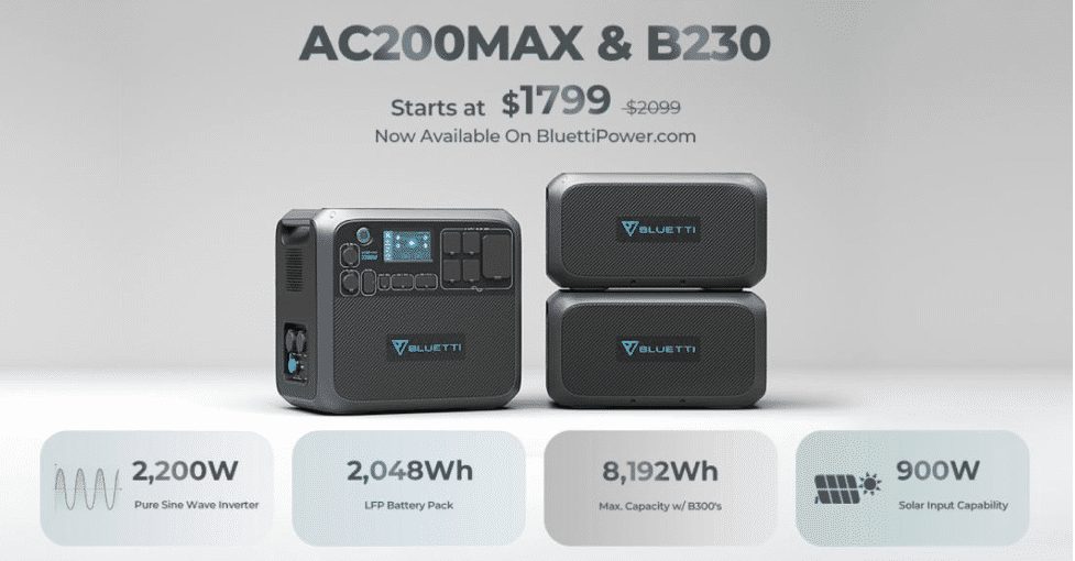 Forget Gas Generators- the Future is Solar with the Bluetti AC300
