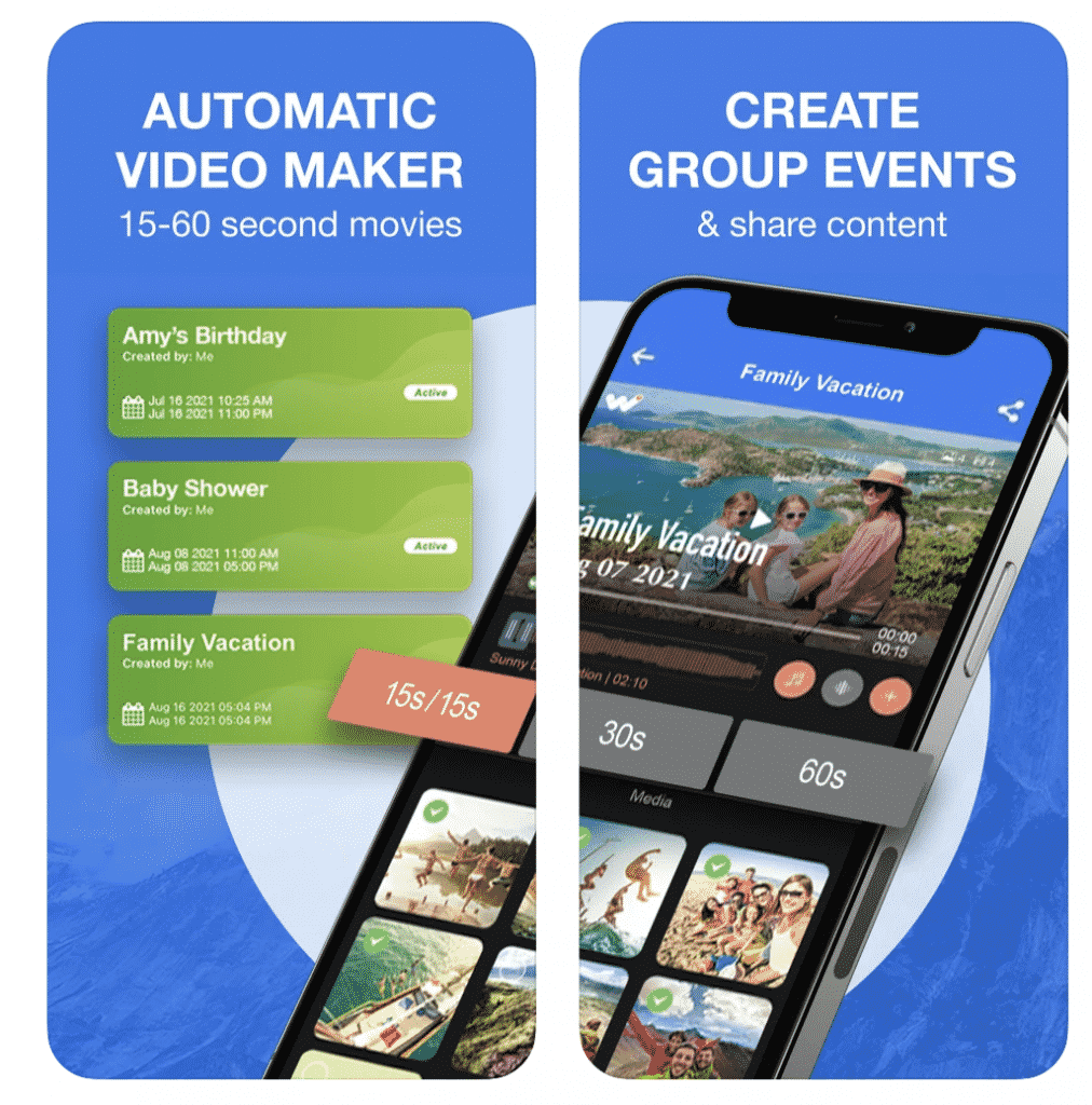 My Wow Memories App in screenshots