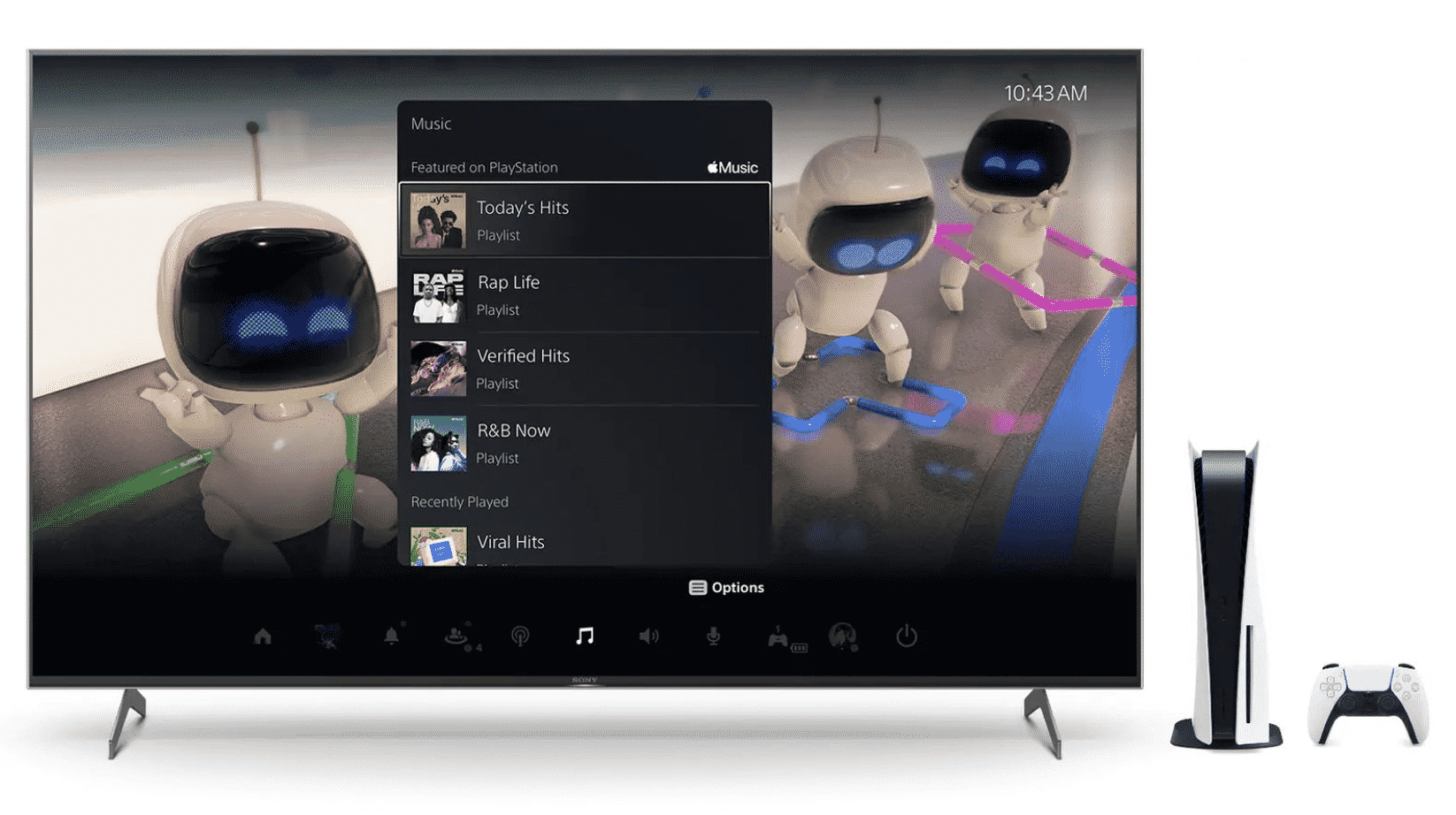 Playstation 5 Consoles Get Apple Music