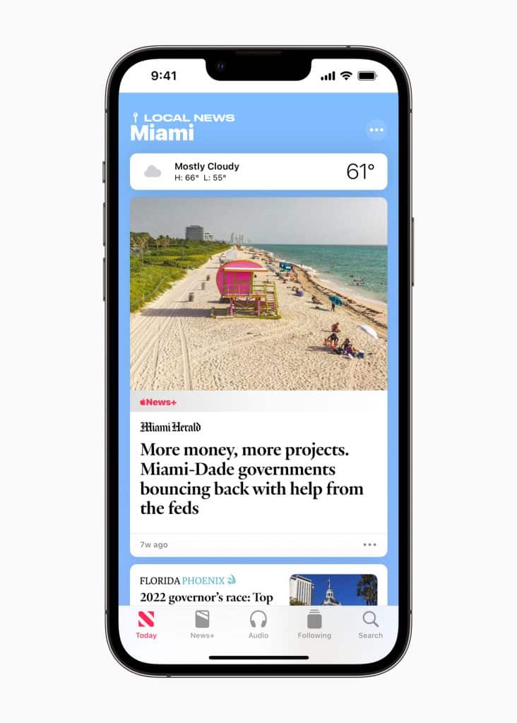 Apple News' curated local news expands to more cities