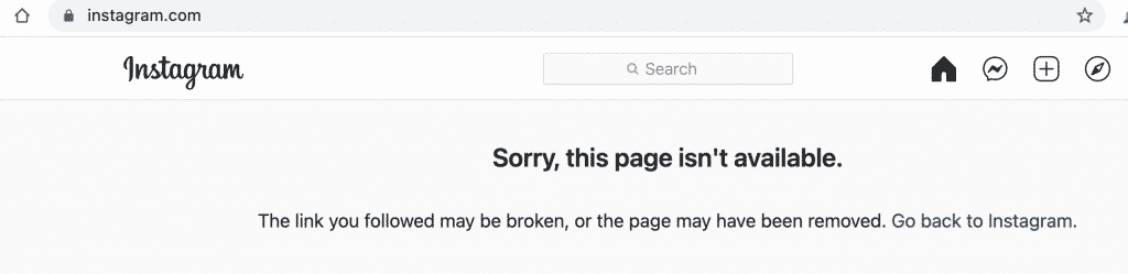 Instagram down