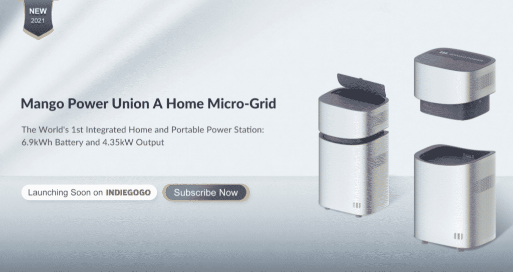 Mango Power Achieves Runaway Success With Its World’s First Integrated Home and Portable Power Station