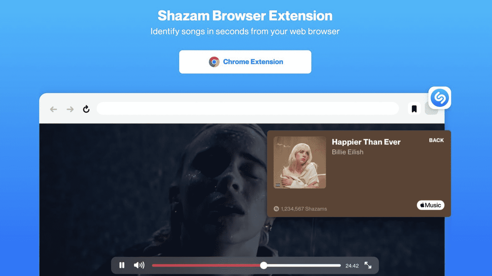 Shazam Gets a Chrome Extension