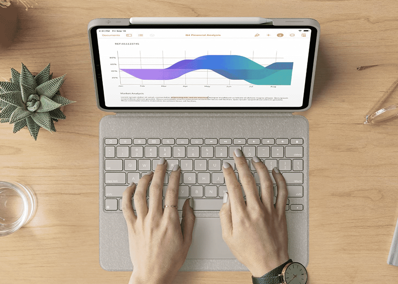Logitech’s iPad Pro Combo Keyboard Case with Trackpad