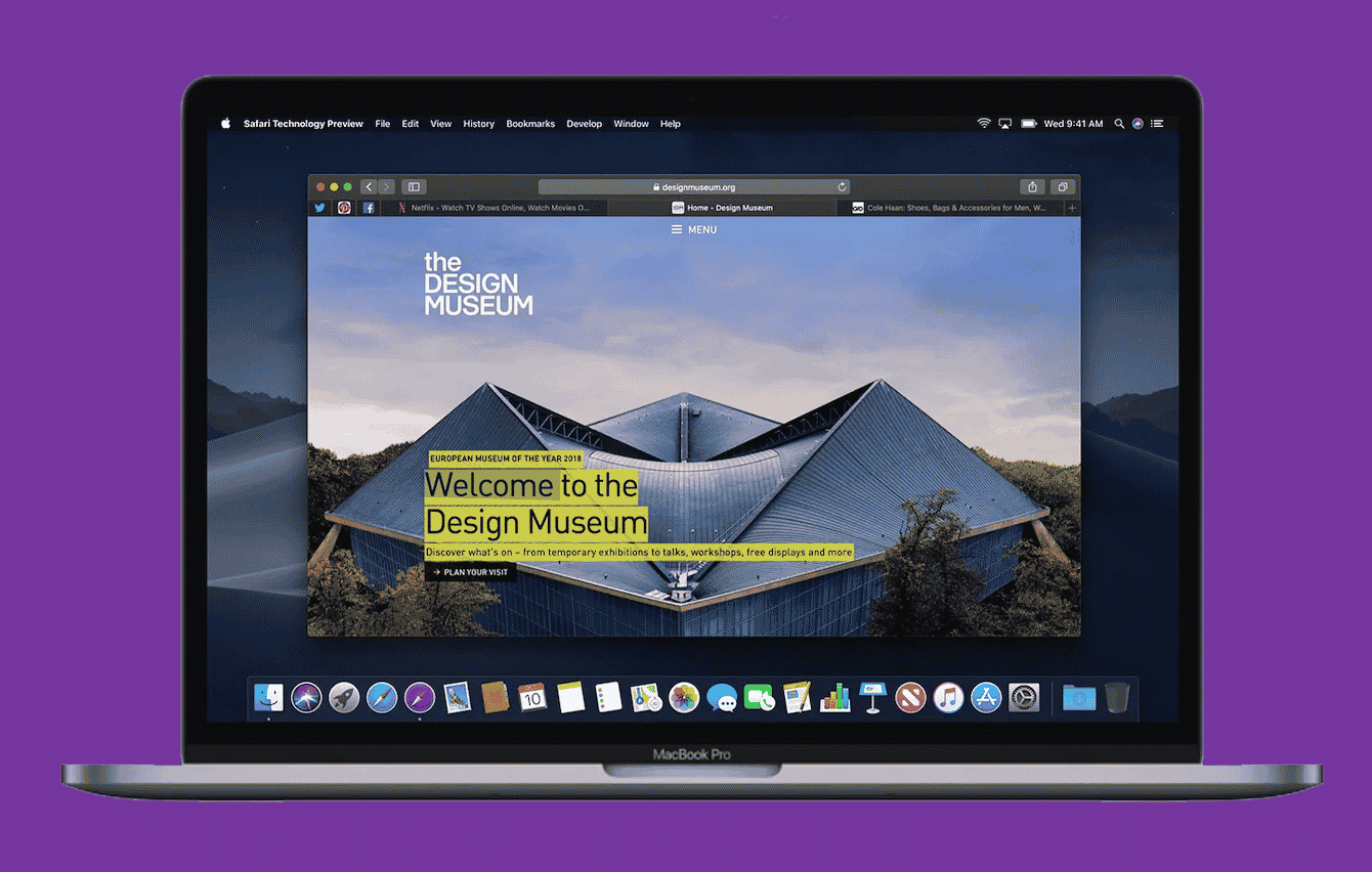 New Safari Technology Preview