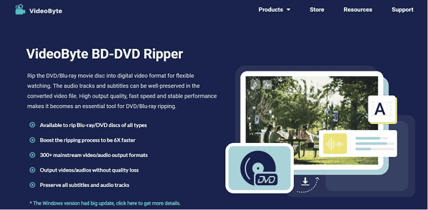 VideoByte BD-DVD Ripper: Convert DVD to MP4